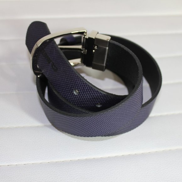 Climber Leather Purple Belt  5 holes Stainless Steel Buckle Turkey 39" - Picture 5 of 9